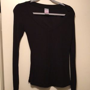Long sleeve black top
